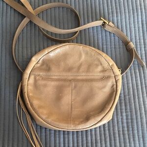 HOBO Light Brown Leather Crossbody Bag